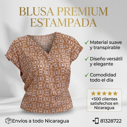 Blusa Estampada - Estilo Moderno