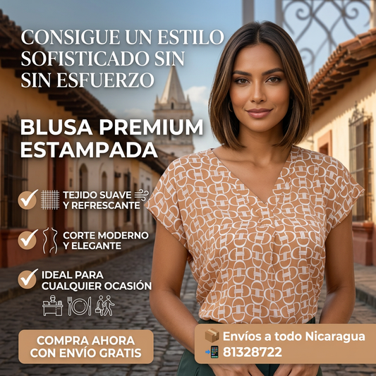 Blusa Estampada - Estilo Moderno