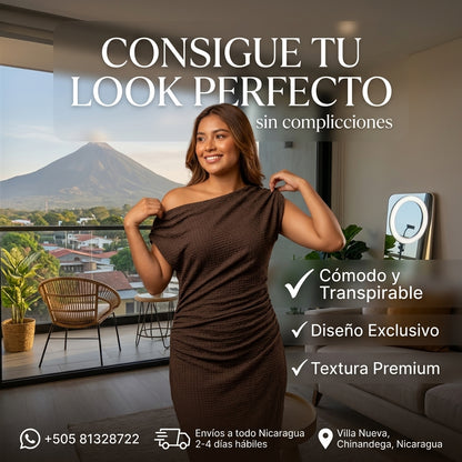 Vestido Un Hombro