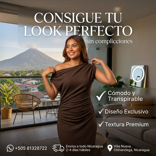 Vestido Un Hombro
